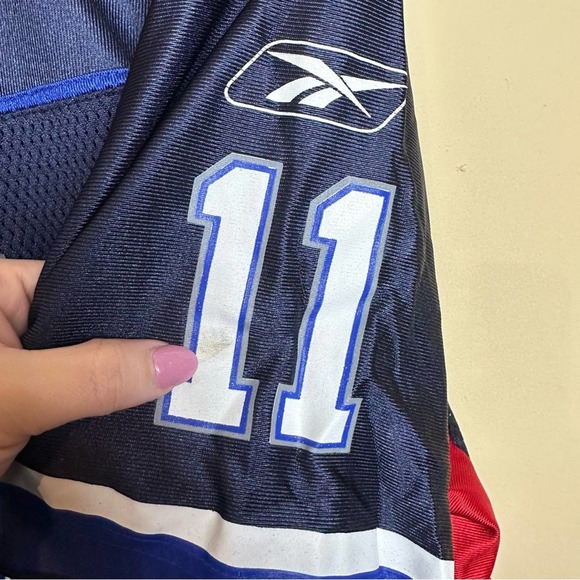 Reebok NFL Equipment Drew Bledsoe Buffalo Bills Short Sleeve Mens Jersey 2XL - Picture 4 of 11